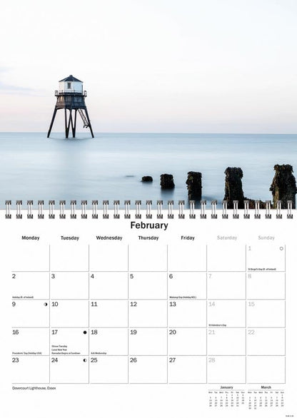 East Anglia 2026 A5 Wall Calendar