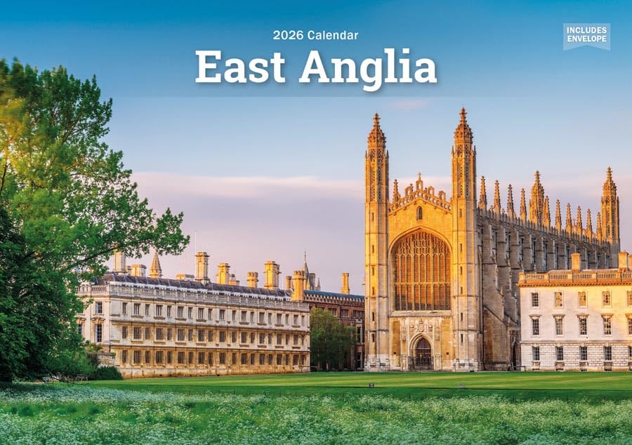 East Anglia 2026 A5 Wall Calendar