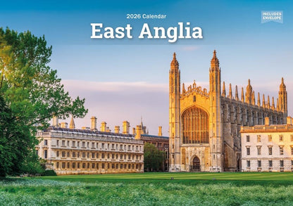 East Anglia 2026 A5 Wall Calendar