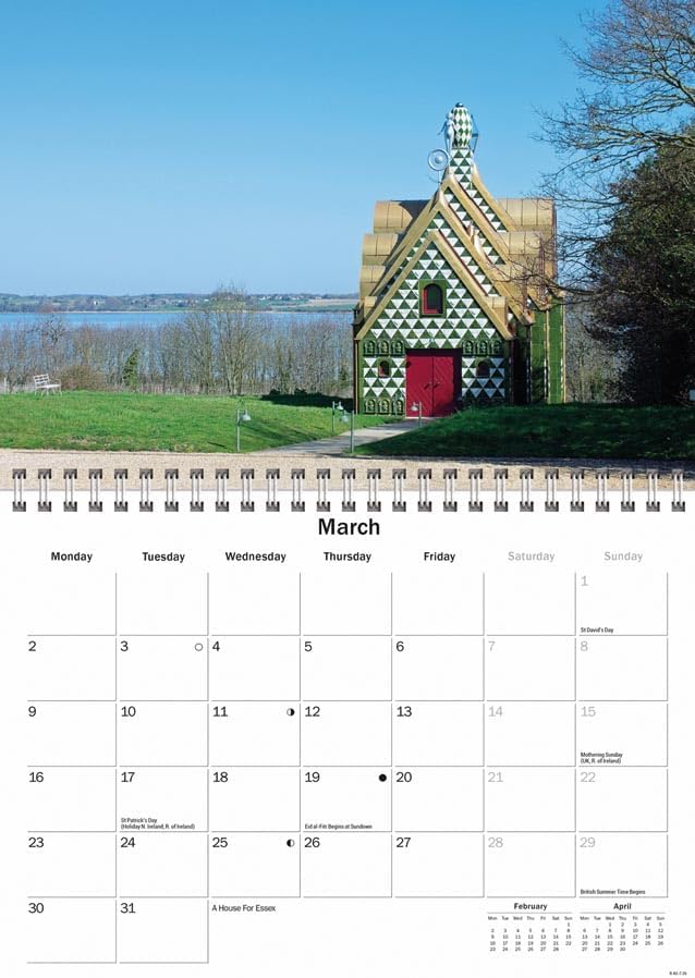 East Anglia 2026 A5 Wall Calendar