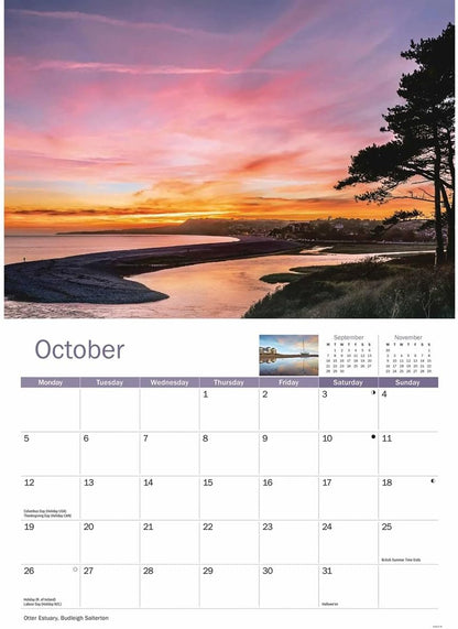 Carousel Worldwide, East Devon 2026 A4 Wall Calendar