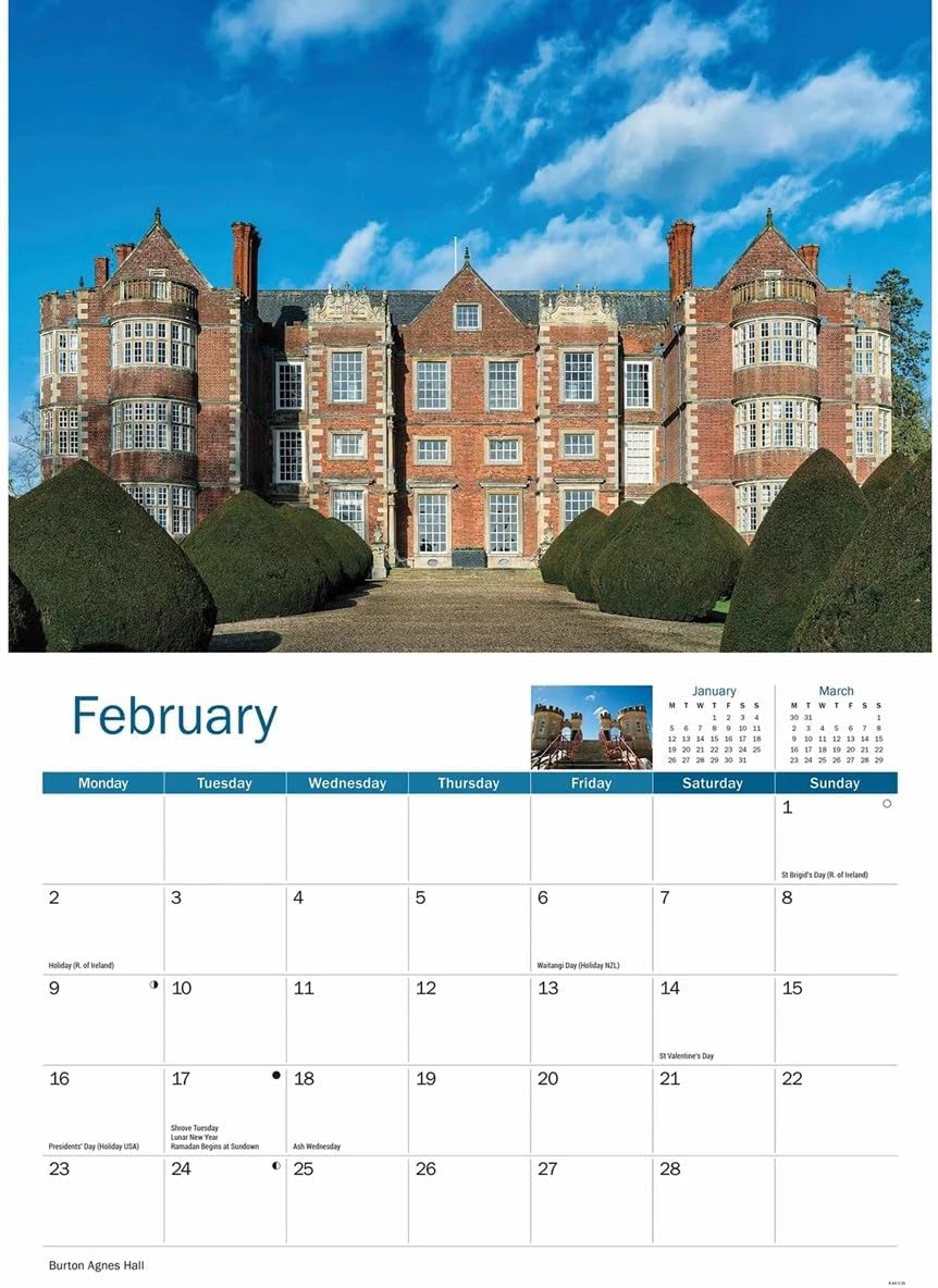 East Yorkshire 2026 A4 Wall Calendar