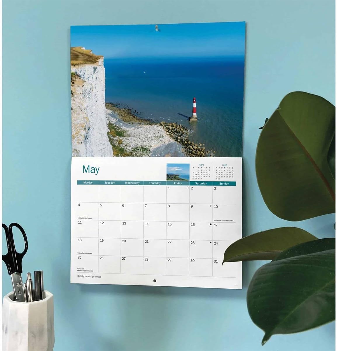 Eastbourne 2026 A4 Wall Calendar