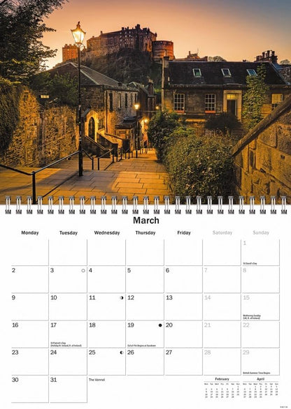 Carousel Worldwide, Edinburgh 2026 A5 Wall Calendar
