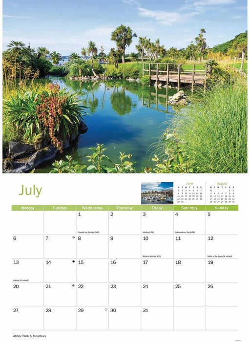 Carousel Worldwide, English Riviera 2026 A4 Wall Calendar