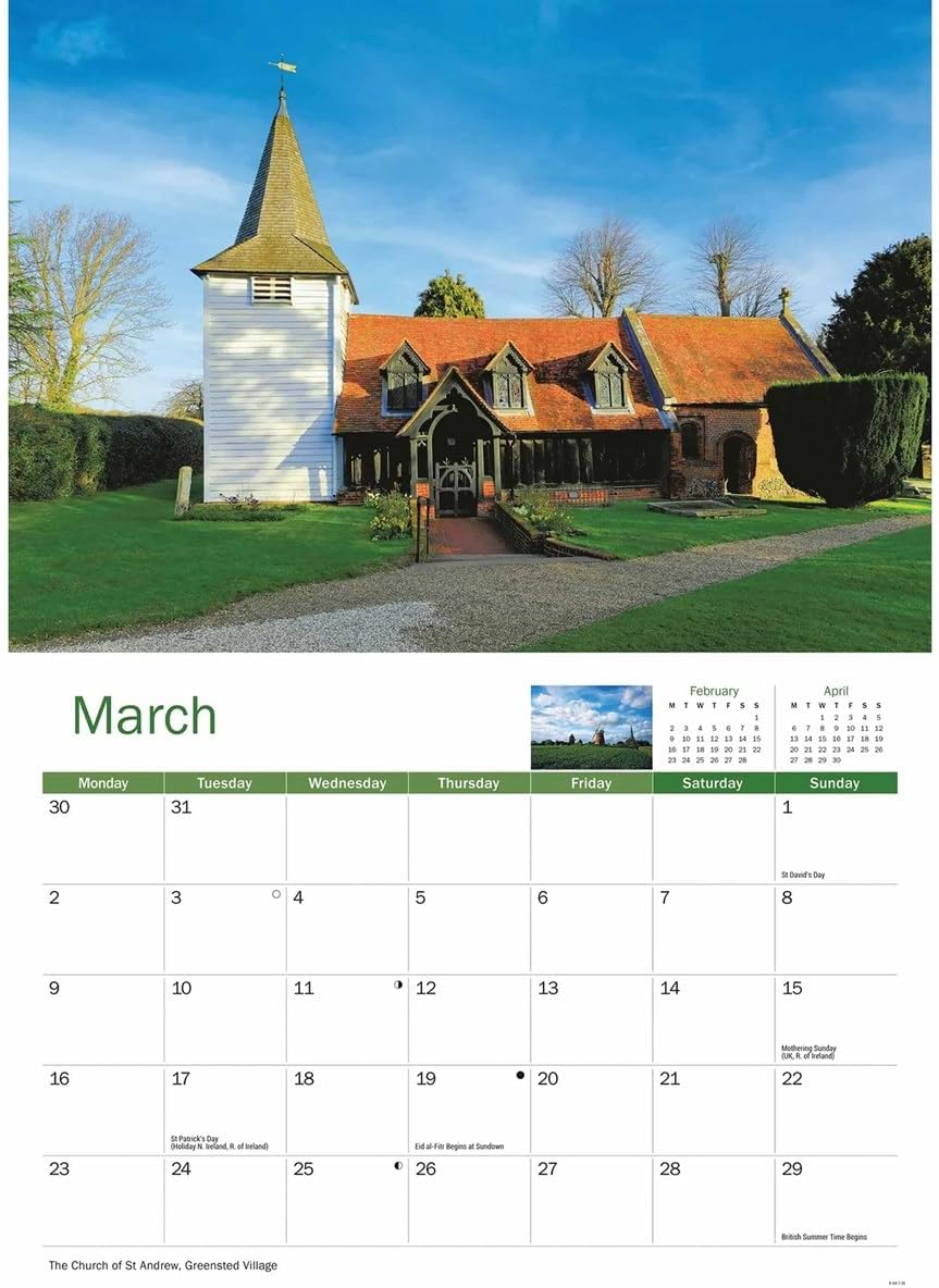 Essex 2026 A4 Wall Calendar