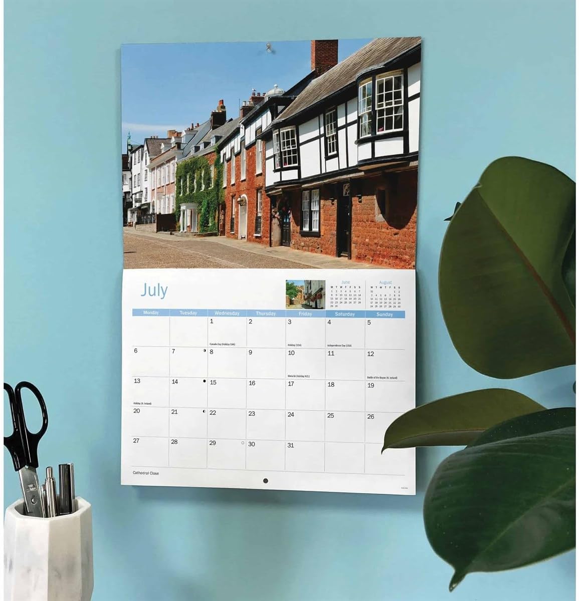 Exeter 2026 A4 Wall Calendar