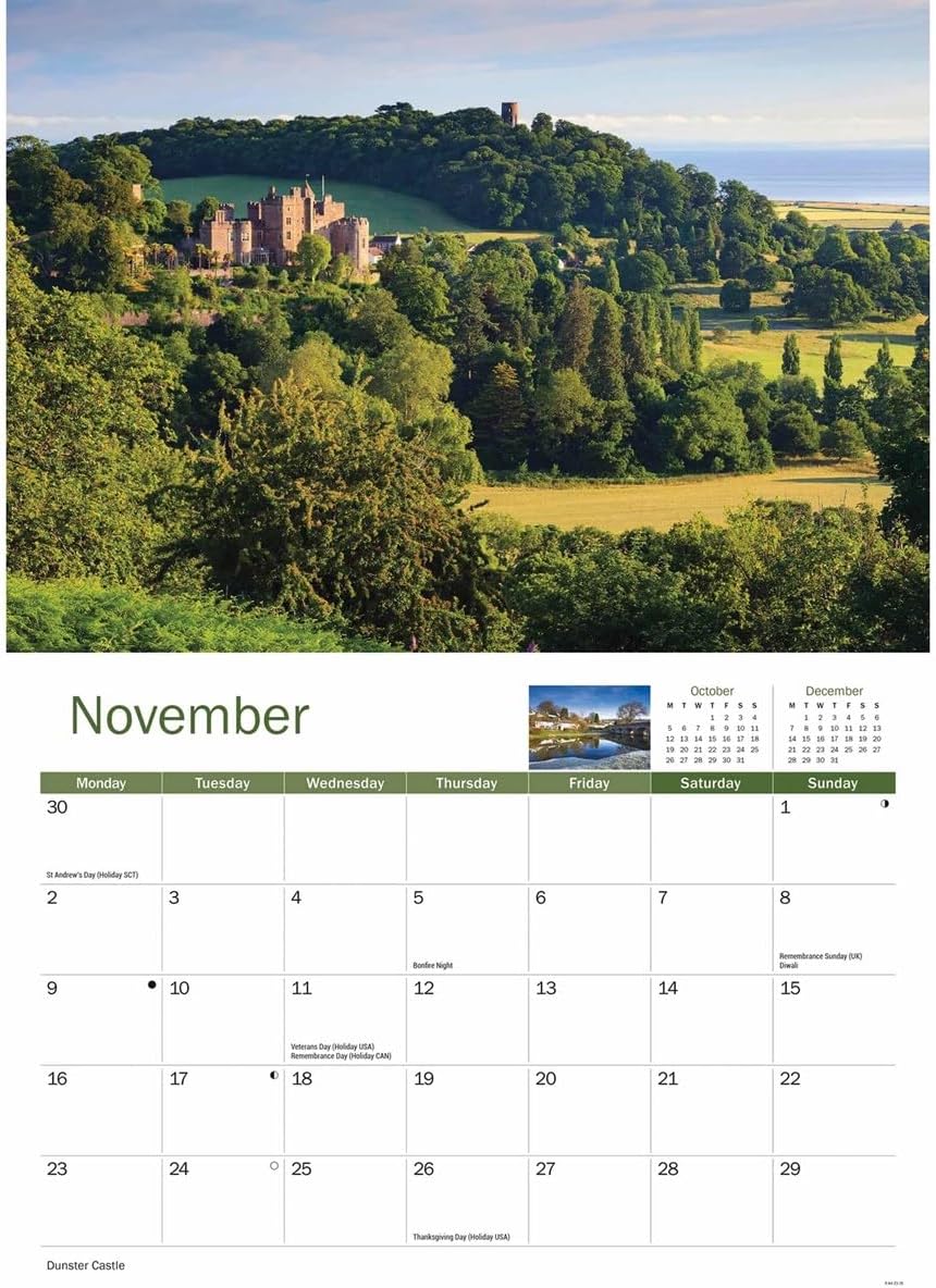 Exmoor 2026 A4 Wall Calendar
