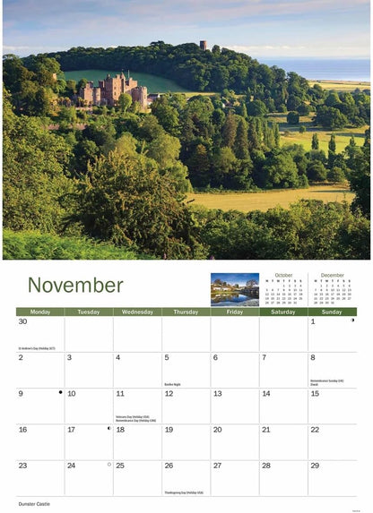 Exmoor 2026 A4 Wall Calendar