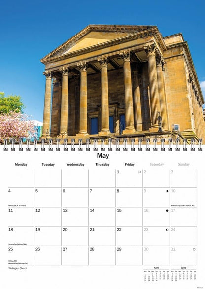 Glasgow 2026 A5 Wall Calendar