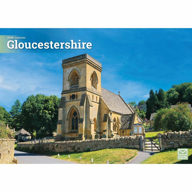Gloucestershire 2026 A4 Wall Calendar
