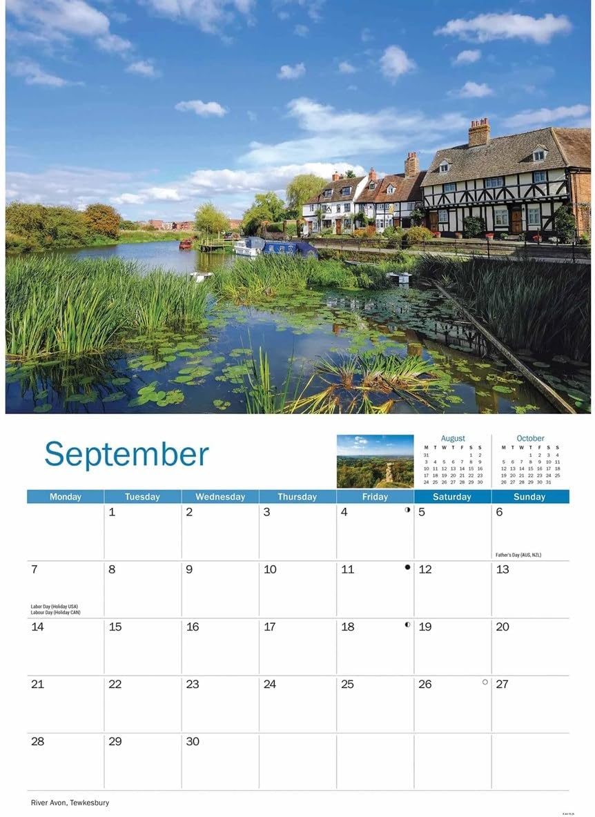 Gloucestershire 2026 A4 Wall Calendar