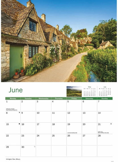 Gloucestershire 2026 A4 Wall Calendar