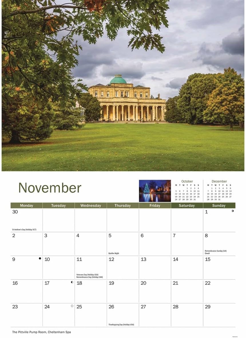 Gloucestershire 2026 A4 Wall Calendar