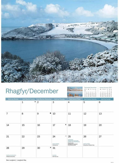 Gower 2026 A4 Wall Calendar