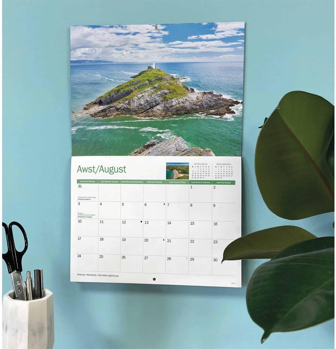 Gower 2026 A4 Wall Calendar
