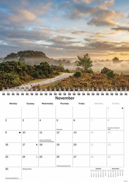 Hampshire 2026 A5 Wall Calendar