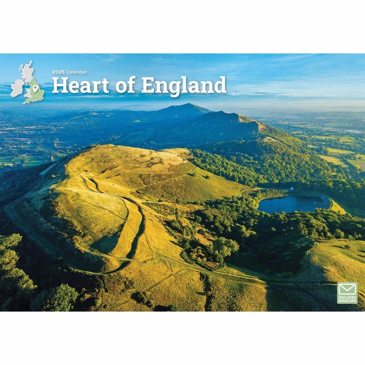 Heart Of England 2026 A4 Wall Calendar