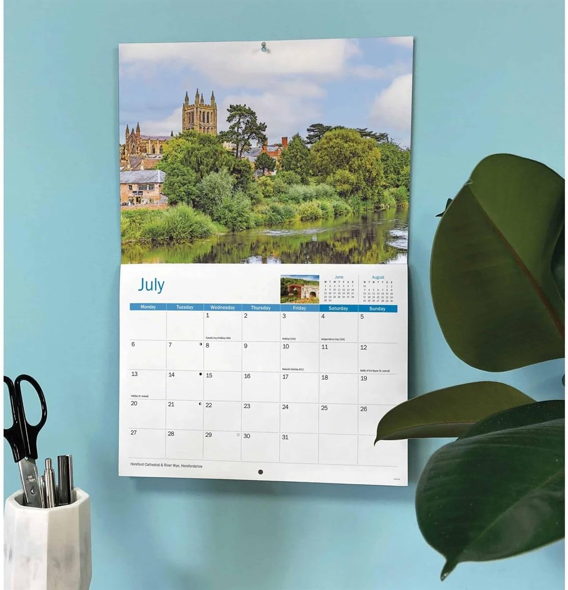 Heart Of England 2026 A4 Wall Calendar