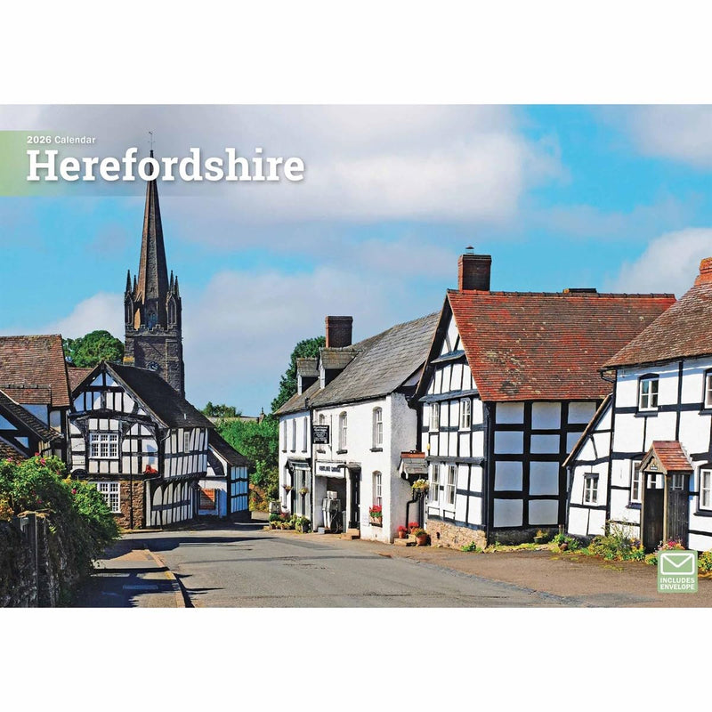 Carousel Worldwide, Herefordshire 2026 A4 Wall Calendar