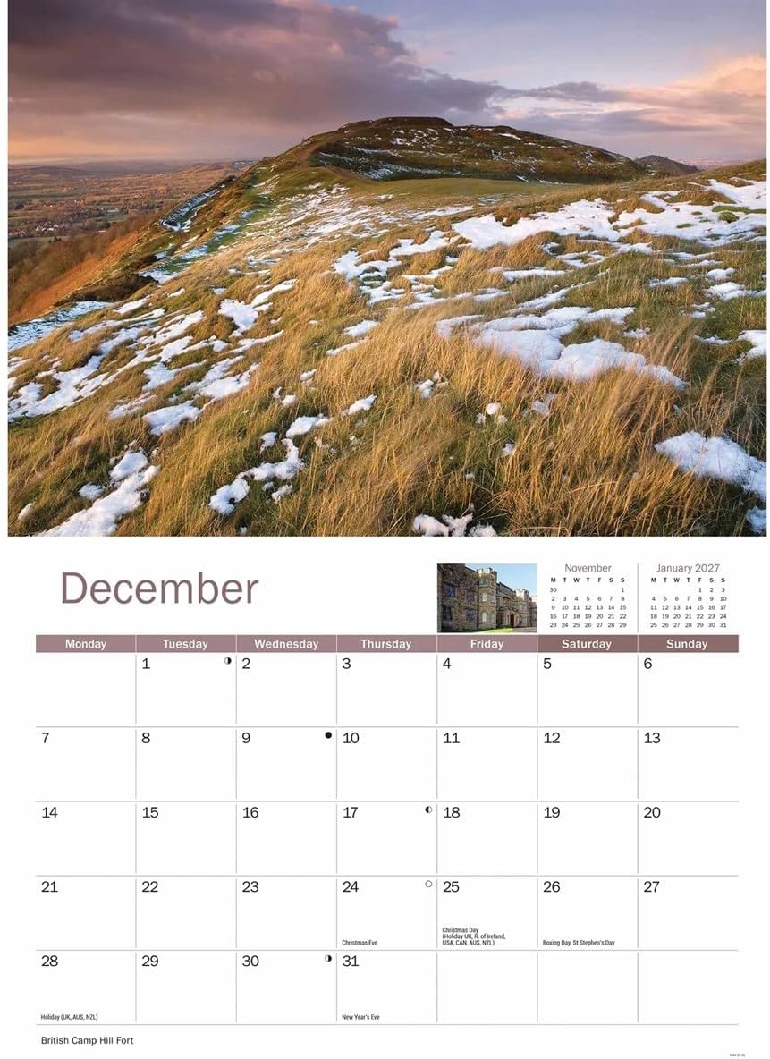 Carousel Worldwide, Herefordshire 2026 A4 Wall Calendar