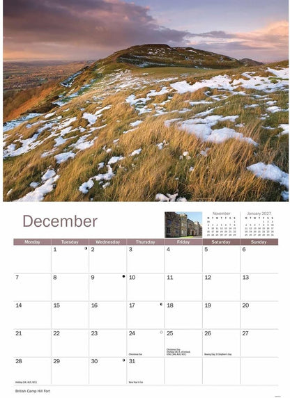 Carousel Worldwide, Herefordshire 2026 A4 Wall Calendar