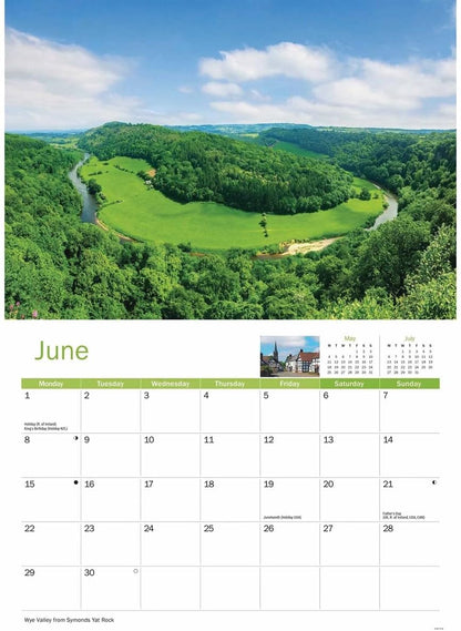 Carousel Worldwide, Herefordshire 2026 A4 Wall Calendar