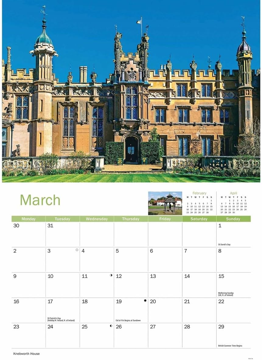 Hertfordshire 2026 A4 Wall Calendar