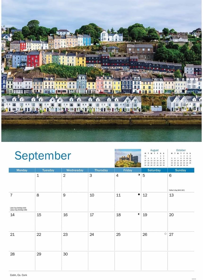 Carousel Worldwide, Ireland 2026 A4 Wall Calendar