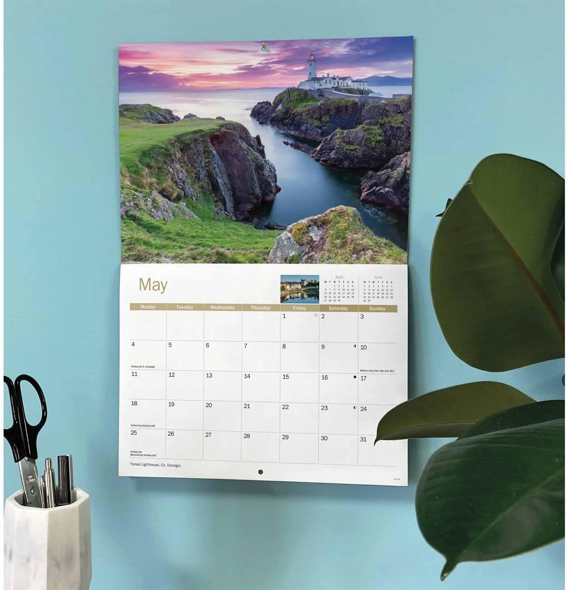 Carousel Worldwide, Ireland 2026 A4 Wall Calendar