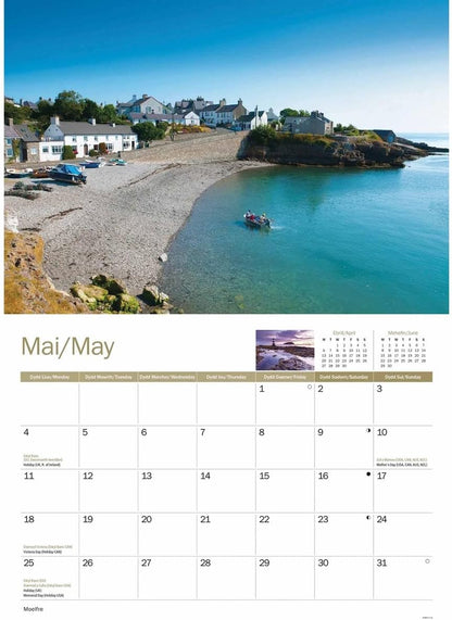 Carousel Worldwide, Isle of Anglesey 2026 A4 Wall Calendar