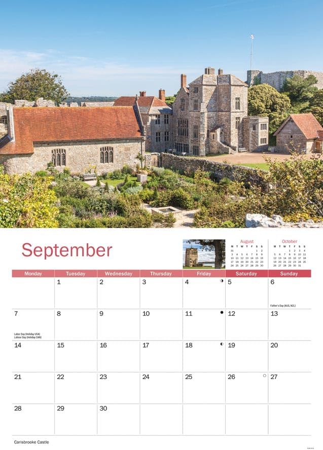 Isle of Wight 2026 A4 Wall Calendar