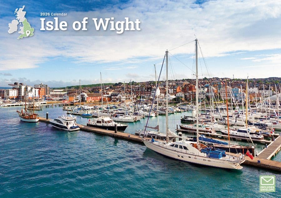 Isle of Wight 2026 A4 Wall Calendar