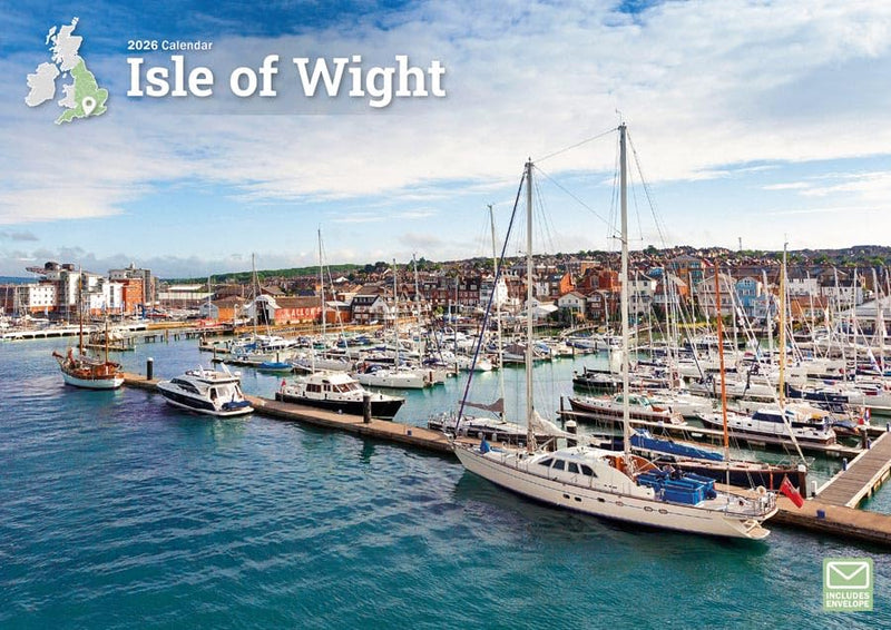 Isle of Wight 2026 A4 Wall Calendar