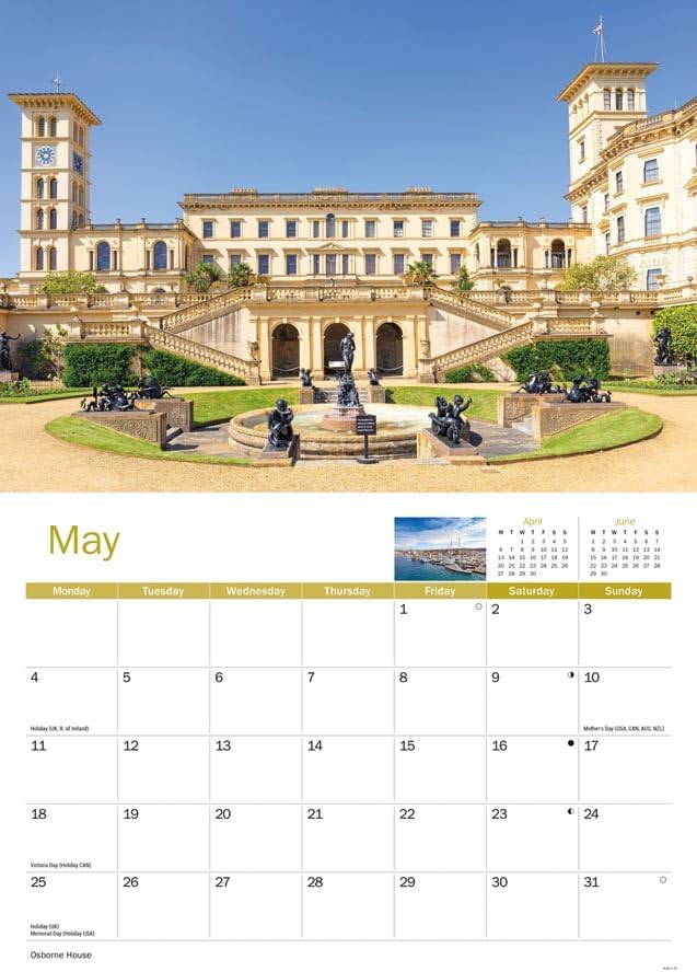 Isle of Wight 2026 A4 Wall Calendar