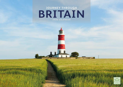 Journey Through Britain 2026 A4 Wall Calendar