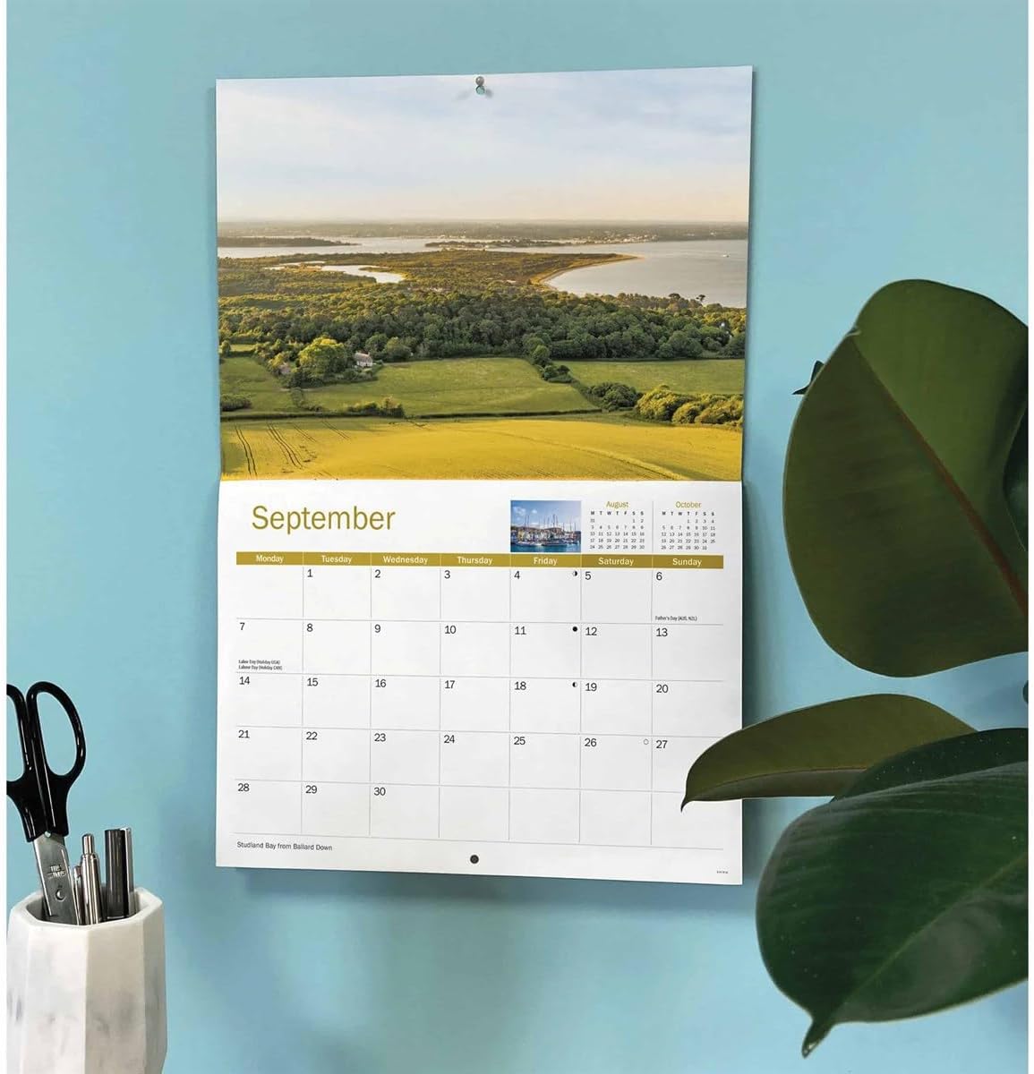 Jurassic Coast 2026 A4 Wall Calendar