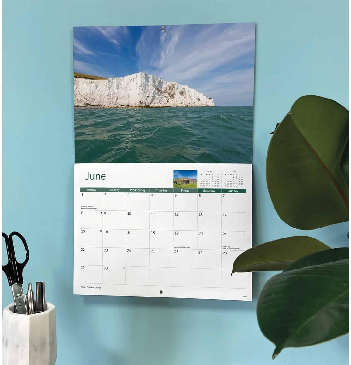 Carousel Worldwide, Kent 2026 A4 Wall Calendar