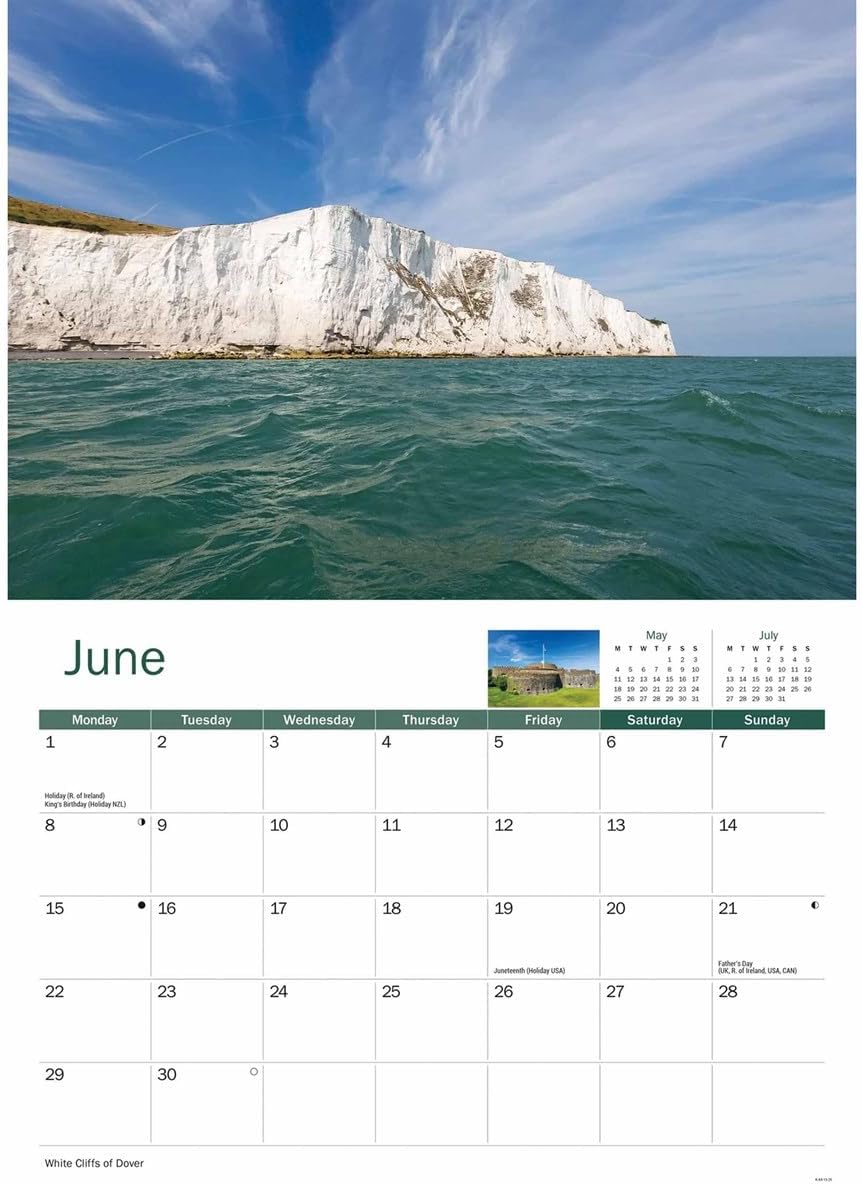 Carousel Worldwide, Kent 2026 A4 Wall Calendar