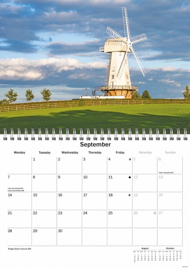 Carousel Worldwide, Kent 2026 A5 Wall Calendar