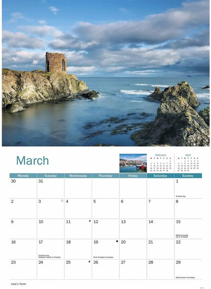 Carousel Worldwide, Kingdom of Fife 2026 A4 Wall Calendar