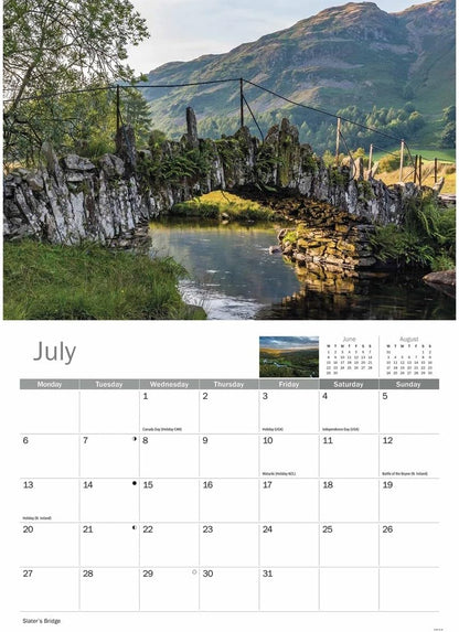 Lake District 2026 A4 Wall Calendar