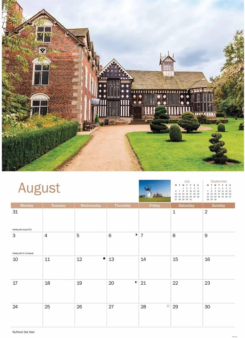 Lancashire 2026 A4 Wall Calendar