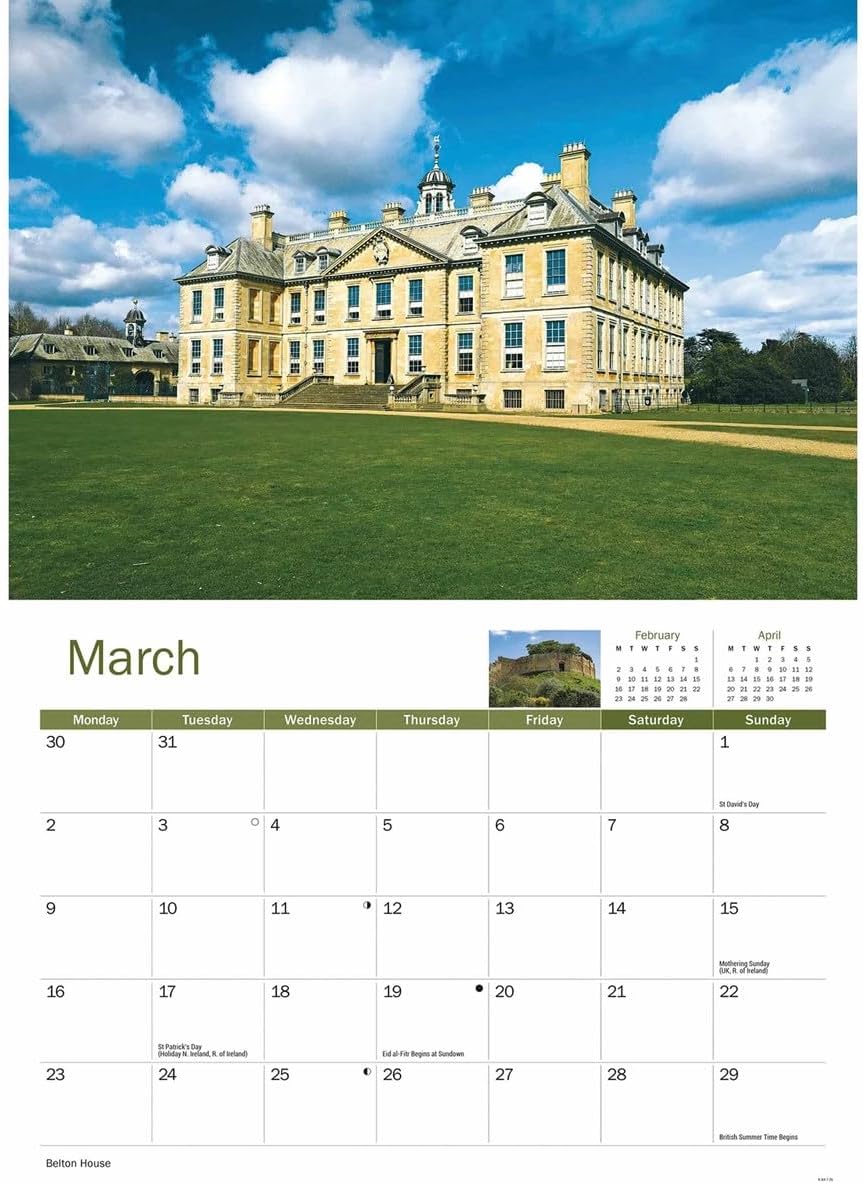 Lincolnshire 2026 A4 Wall Calendar
