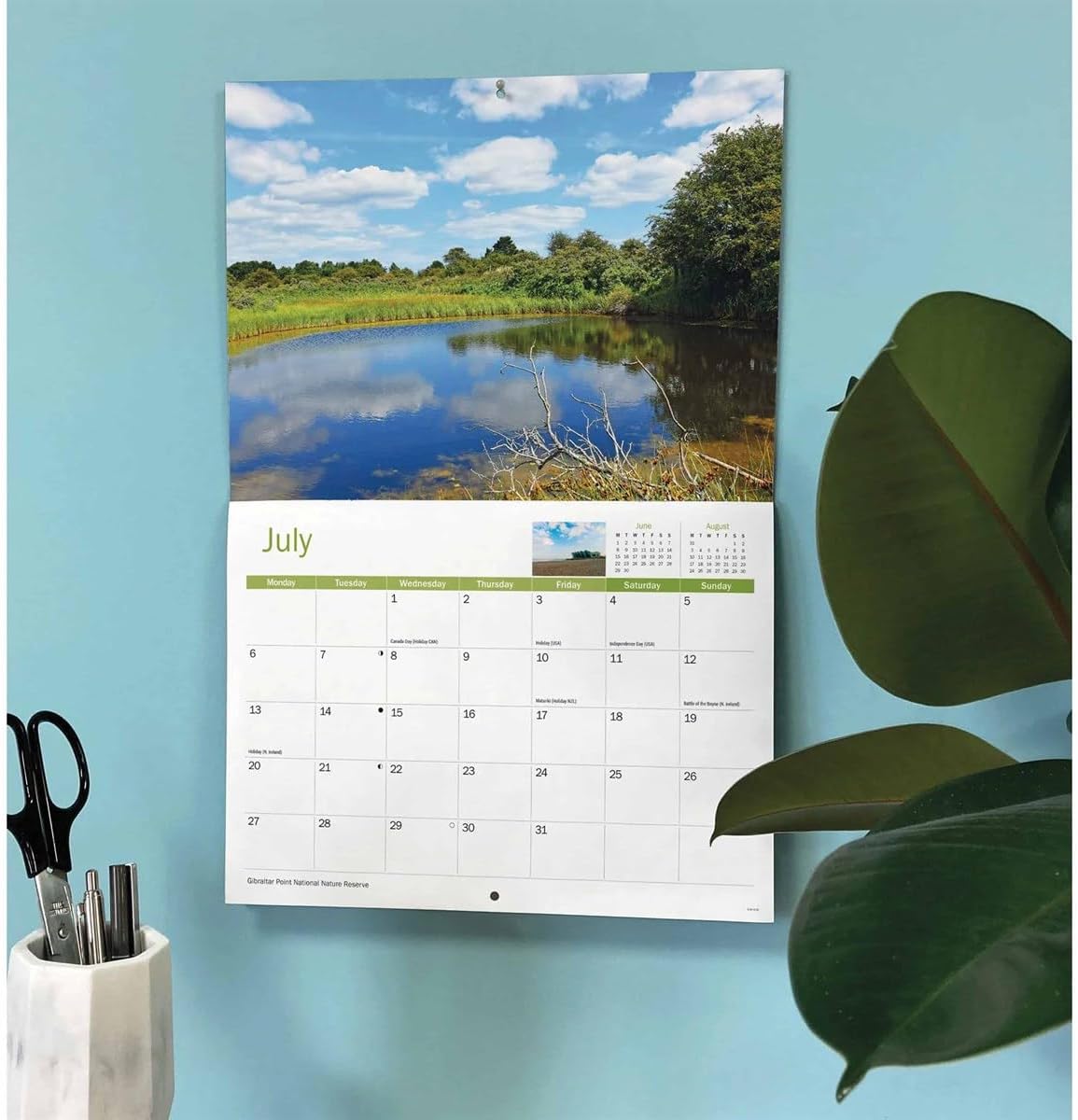 Lincolnshire 2026 A4 Wall Calendar