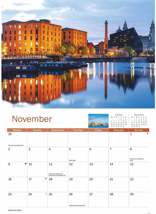 Carousel Worldwide, Liverpool 2026 A4 Wall Calendar