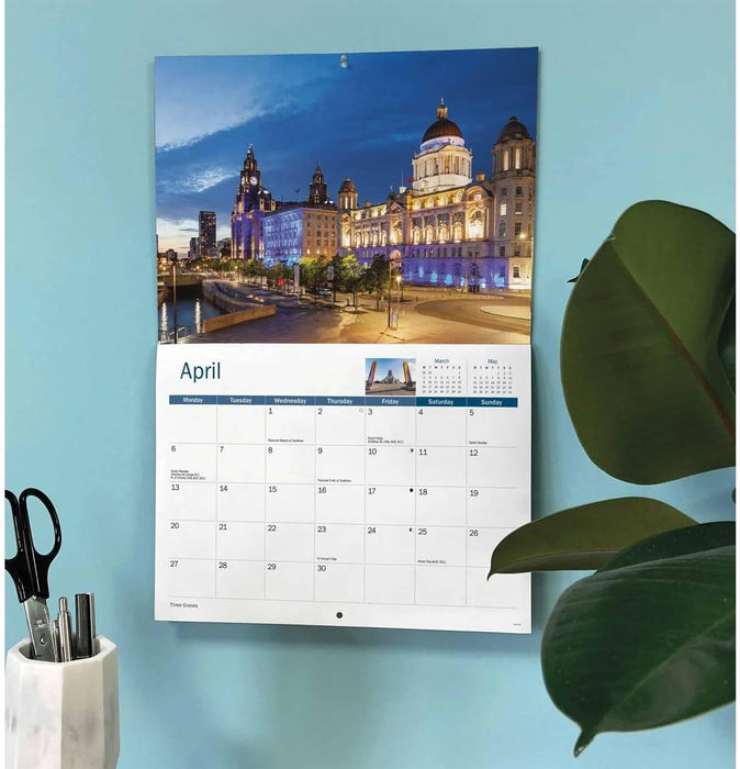 Carousel Worldwide, Liverpool 2026 A4 Wall Calendar