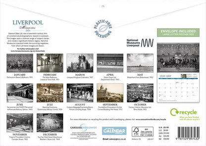 Carousel Worldwide, Liverpool Memories 2026 A4 Wall Calendar
