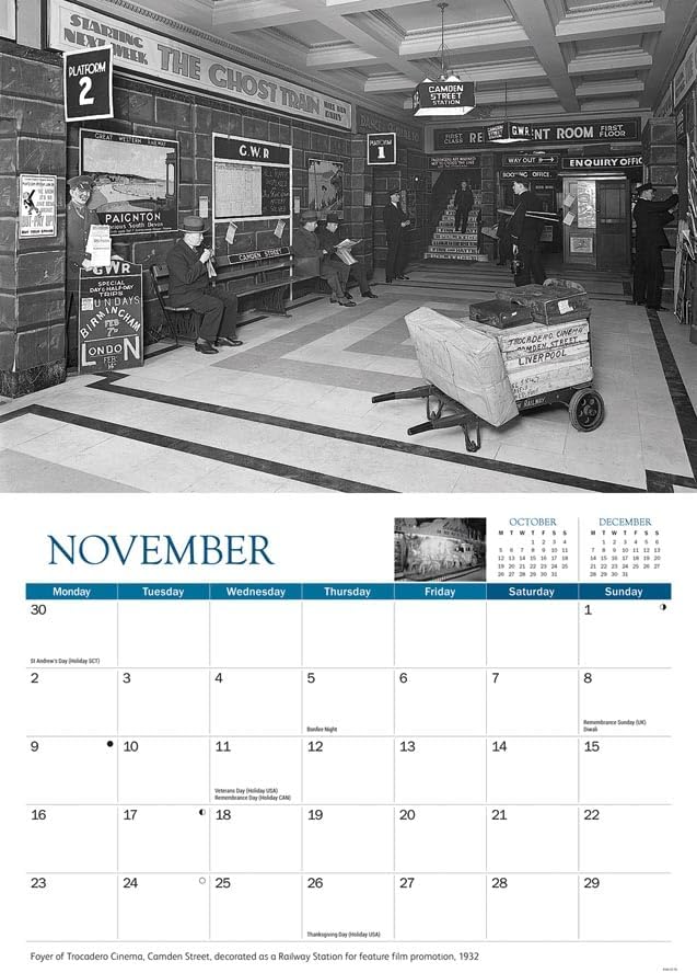 Carousel Worldwide, Liverpool Memories 2026 A4 Wall Calendar