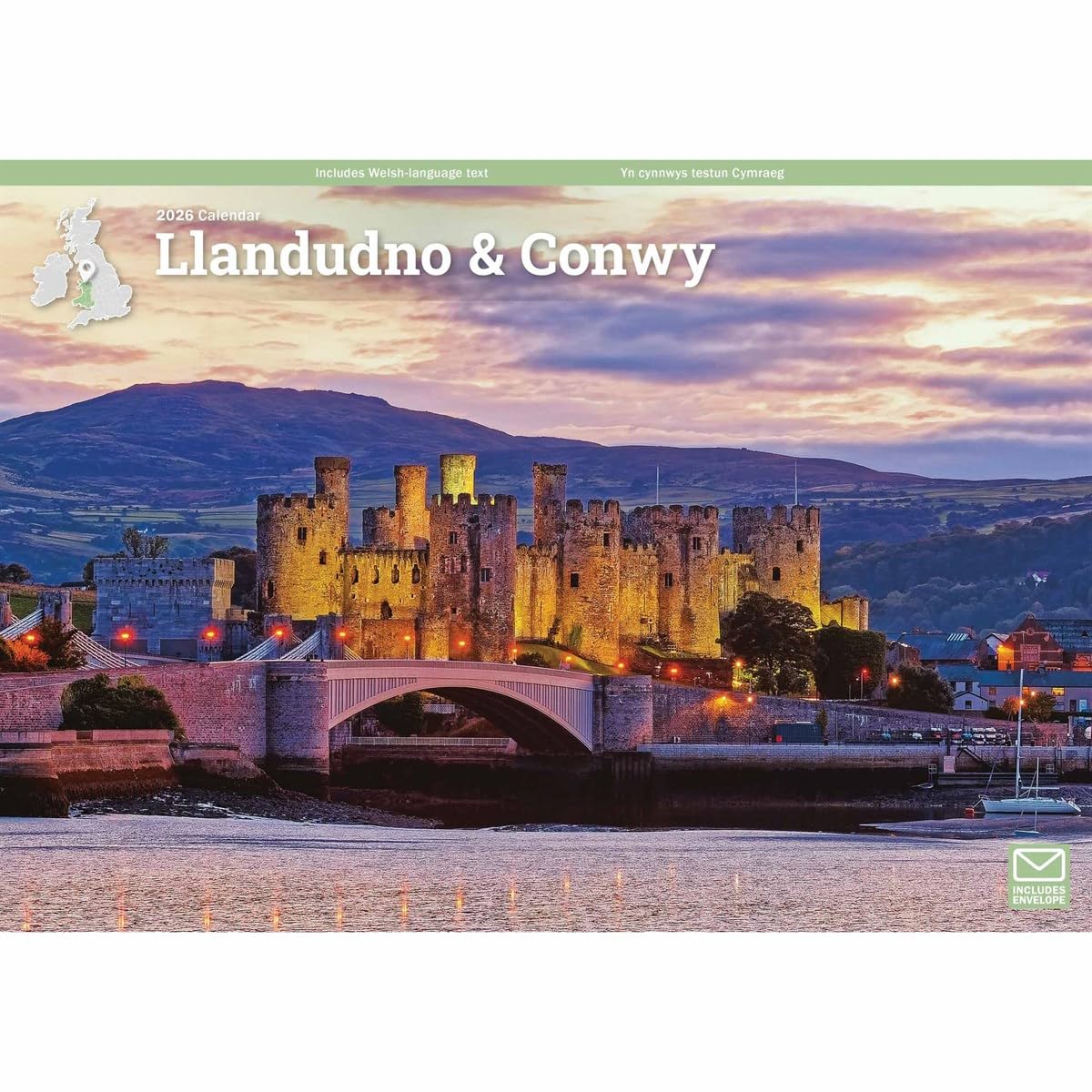 Llandudno and Conwy 2026 A4 Wall Calendar